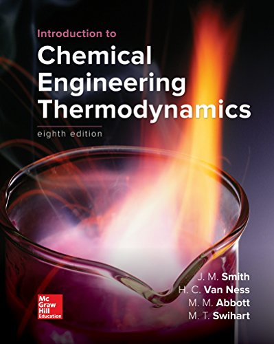 Beispielbild fr Loose Leaf for Introduction to Chemical Engineering Thermodynamics zum Verkauf von BooksRun