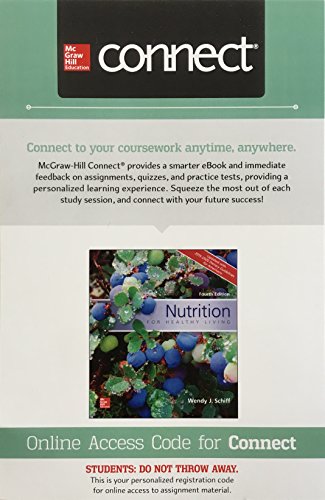 Stock image for Connect Access Card for Nutrition for Healthy Living Updated with 2015-2020 Dietary Guidelines for Americans for sale by Textbooks_Source