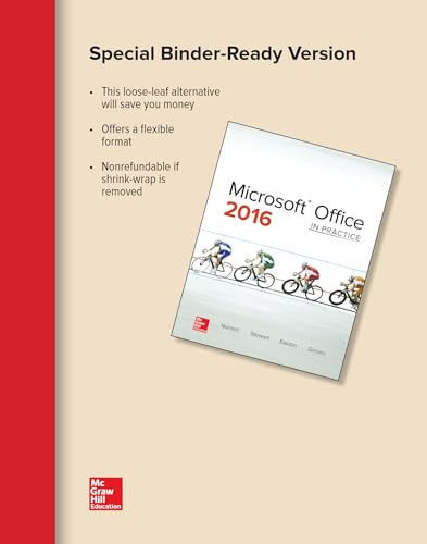 Imagen de archivo de Loose Leaf for Microsoft Office 2016: In Practice a la venta por HPB-Red