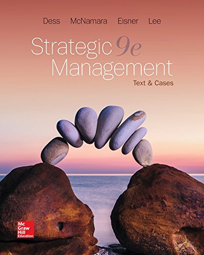 Beispielbild fr Loose Leaf for Strategic Management: Text and Cases zum Verkauf von BooksRun