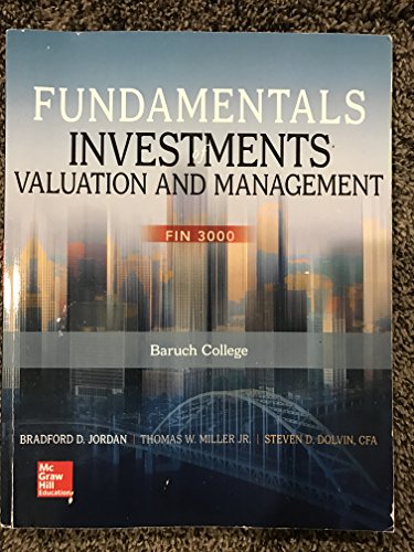 9781259901188: Fundamentals of Investments Valuation & Management