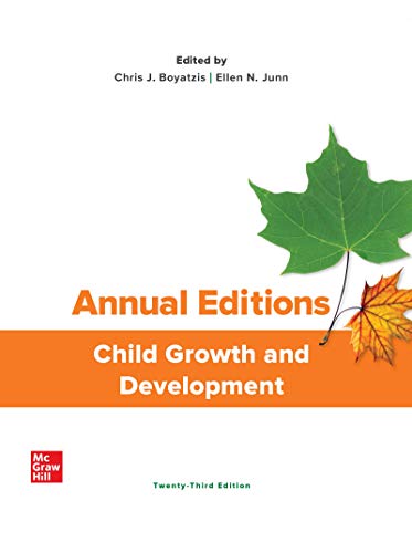 Stock image for Annual Editions: Child Growth and Development (Annual Editions Child Growth & Development) for sale by Goodbooks Company