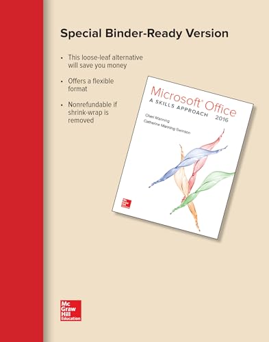 Stock image for Looseleaf for Microsoft Office 2016: A Skills Approach for sale by SecondSale