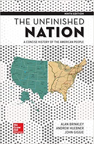 9781259912535: The Unfinished Nation: A Concise History of the American People