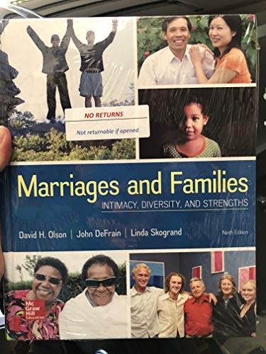 Imagen de archivo de Marriages and Families: Intimacy, Diversity, and Strengths a la venta por Bulrushed Books