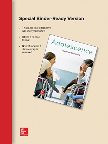 Imagen de archivo de Loose Leaf for Adolescence with Connect Access Card a la venta por Better World Books: West