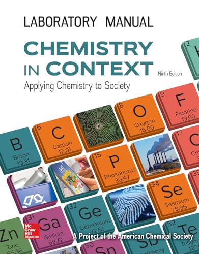 Imagen de archivo de LABORATORY MANUAL FOR CHEMISTRY IN CONTEXT a la venta por HPB-Red