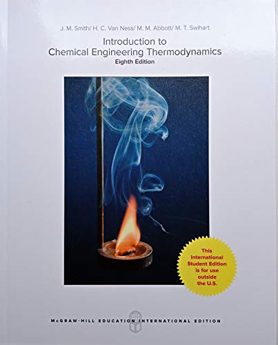 Stock image for INTRODUCTION TO CHEMICAL ENGINEERING THERMODYNAMICS for sale by Basi6 International