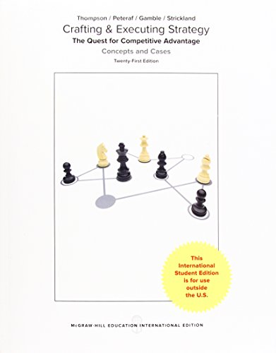 Stock image for Crafting & Executing Strategy : The Quest for Competitive Advantage: Concepts and Cases for sale by Better World Books: West