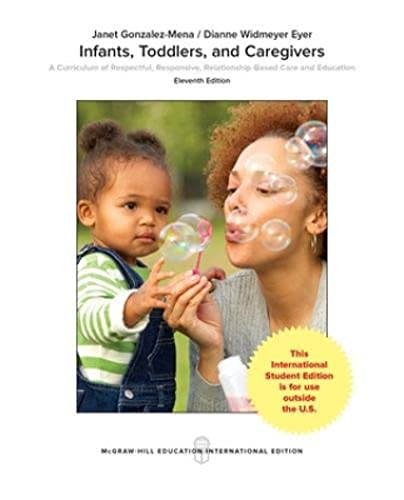 Stock image for INFANTS TODDLERS & CAREGIVERS 11th ed for sale by Devils in the Detail Ltd