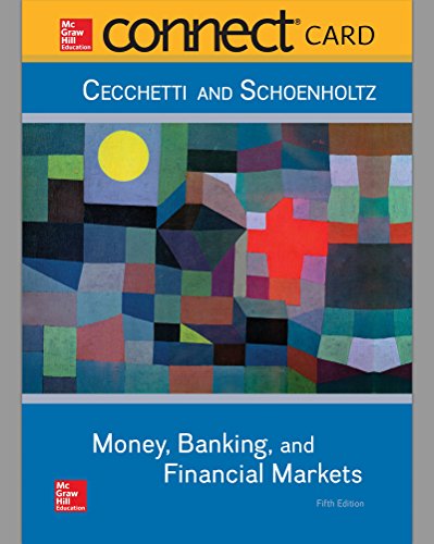 Imagen de archivo de Connect Access Card for Money, Banking and Financial Markets a la venta por BooksRun