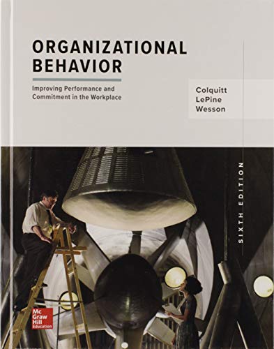 Imagen de archivo de Organizational Behavior: Improving Performance and Commitment in the Workplace a la venta por BooksRun