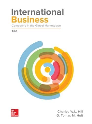 Stock image for International Business: Competing in the Global Marketplace for sale by GF Books, Inc.