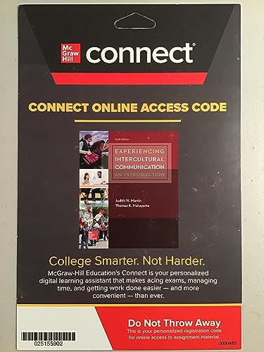 Stock image for Connect Access Card for Experiencing Intercultural Communication: An Introduction 6th Edition for sale by Textbooks_Source