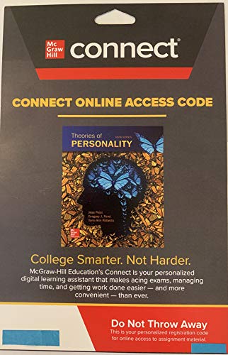 Imagen de archivo de Connect Access Card for Theories of Personality - 9th Edition by Jess Feist a la venta por Textbooks_Source