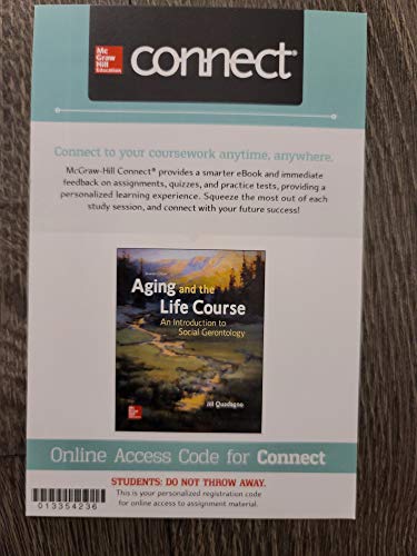 Stock image for Connect Access Card for Aging and the Life Course: An Introduction to Social Gerontology 7th Edition for sale by BooksRun
