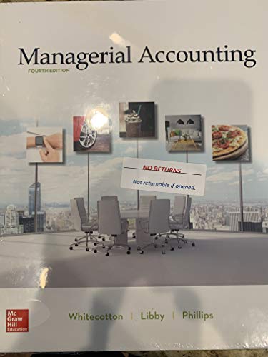 Imagen de archivo de Looseleaf for Managerial Accounting - Standalone Book a la venta por Best Value for You