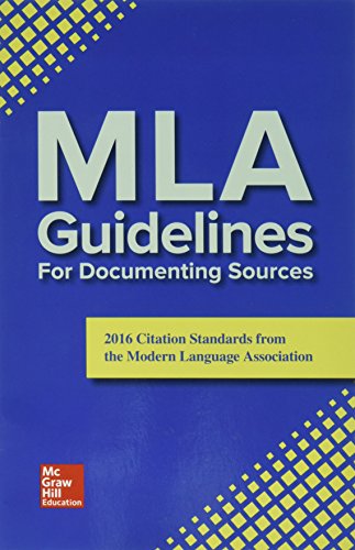 Beispielbild fr MLA Guidelines for Documenting Sources zum Verkauf von Your Online Bookstore