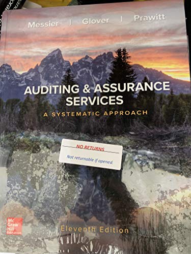 Beispielbild fr Auditing & Assurance Services: A Systematic Approach zum Verkauf von BooksRun