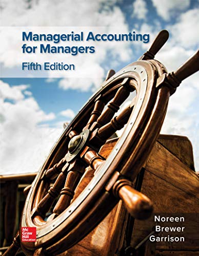 Beispielbild fr Managerial Accounting for Managers zum Verkauf von Campus Bookstore