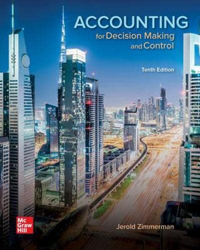 9781259969492: Accounting for Decision Making and Control (IRWIN ACCOUNTING)
