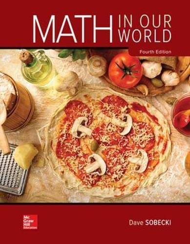 Imagen de archivo de Math in Our World a la venta por Textbooks2go
