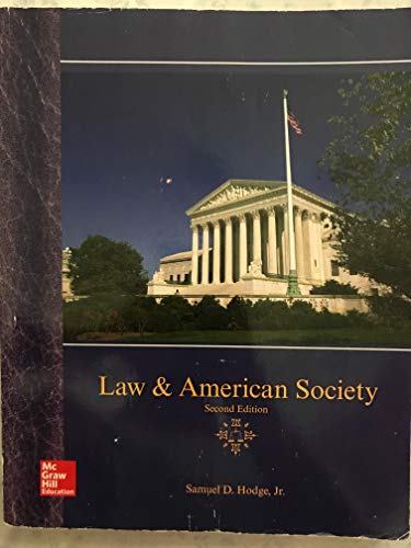 Imagen de archivo de Law & American Society a la venta por Better World Books