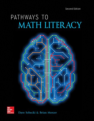 Stock image for Pathways to Math Literacy (LooseLeaf) for sale by HPB-Red