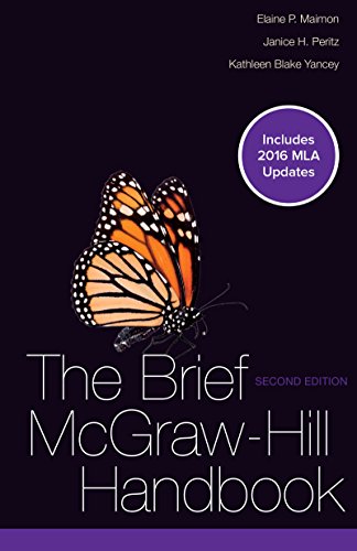 Imagen de archivo de Brief McGraw-Hill Handbook MLA 2016 UPDATE a la venta por Better World Books