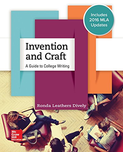 Imagen de archivo de Invention & Craft MLA 2016 UPDATE a la venta por BooksRun