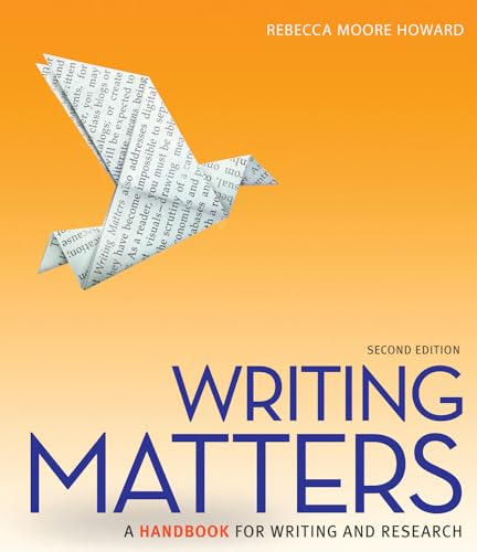 Stock image for Writing Matters Tabbed (Comb Edition) with MLA Booklet 2016 (NEW!!) for sale by BookHolders