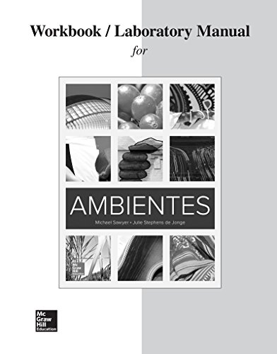 Stock image for Workbook/Lab Manual for Ambientes for sale by Hawking Books