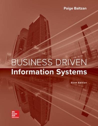 Imagen de archivo de Business Driven Information Systems a la venta por Goodwill of Colorado