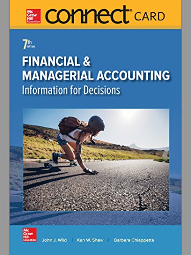Connect Access Card for Financial and Managerial Accounting Epub-Ebook