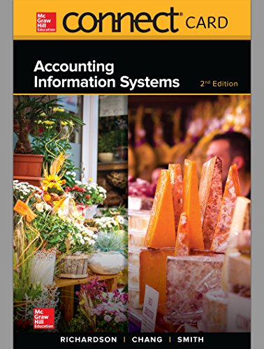 Imagen de archivo de Connect Access Card for Accounting Information Systems a la venta por Facetextbooks