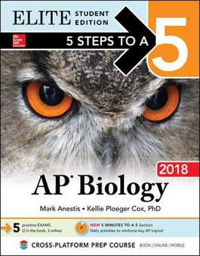 Stock image for 5 Steps to a 5: AP Biology 2018 Elite Student Edition (Mcgraw-Hill 5 Steps to a 5) for sale by SecondSale