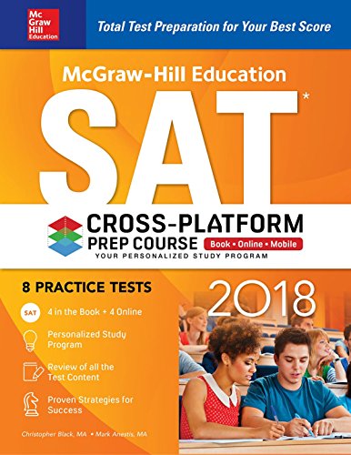 9781260010404: McGraw-Hill Education SAT 2018 Cross-Platform Prep Course
