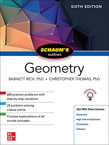 Imagen de archivo de Schaum's Outline of Geometry, Sixth Edition (Schaum's Outlines) a la venta por HPB-Red