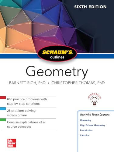 9781260010572: Schaum's Outline of Geometry, Sixth Edition (Schaum's Outlines)