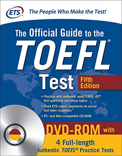 Imagen de archivo de The Official Guide to the TOEFL Test with DVD-ROM, Fifth Edition a la venta por BooksRun