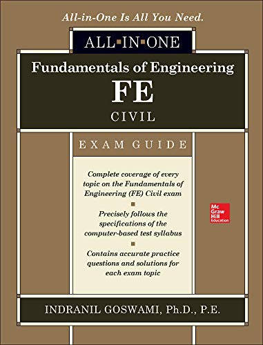 Stock image for Fundamentals of Engineering FE Civil All-in-One Exam Guide for sale by Goodwill Southern California