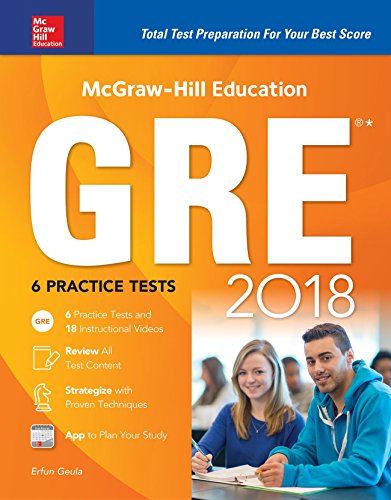 Stock image for McGraw-Hill Education GRE 2018 (Mcgraw Hill Education Gre Premium) for sale by SecondSale