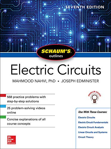Imagen de archivo de Schaum's Outline of Electric Circuits, Seventh Edition (Schaum's Outlines) a la venta por HPB-Red