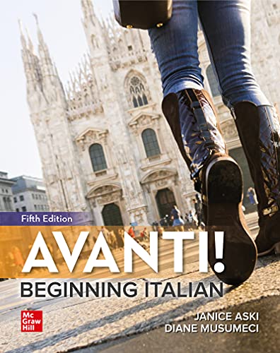 Stock image for Avanti! ; 9781260015898 ; 1260015890 for sale by APlus Textbooks