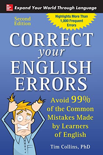 9781260019216: Correct Your English Errors, Second Edition: Avoid 99% of the Common Mistakes Made by Learners of English (NTC FOREIGN LANGUAGE)