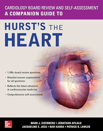 Imagen de archivo de Cardiology Board Review and Self-Assessment: A Companion Guide to Hurst's the Heart a la venta por HPB-Red