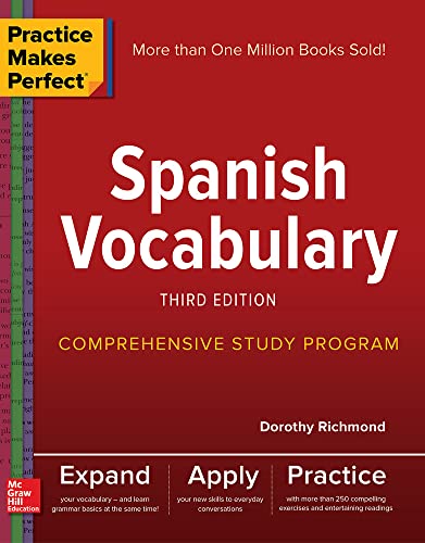 Stock image for Practice Makes Perfect: Spanish Vocabulary, Third Edition for sale by SecondSale
