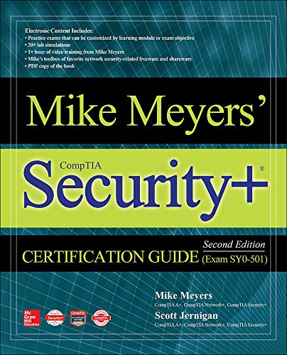 Stock image for Mike Meyers' CompTIA Security+ Certification Guide, Second Edition (Exam SY0-501) for sale by Wonder Book