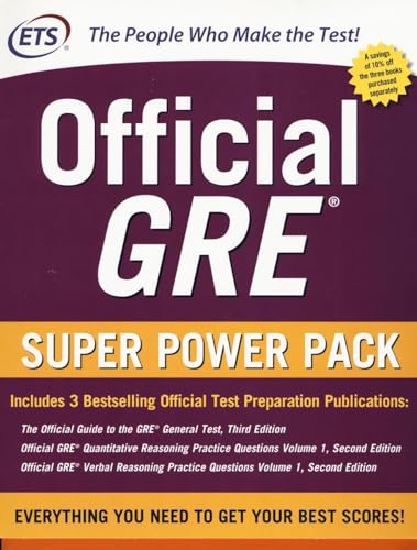 Stock image for Official GRE Super Power Pack, Second Edition for sale by Goodwill of Colorado