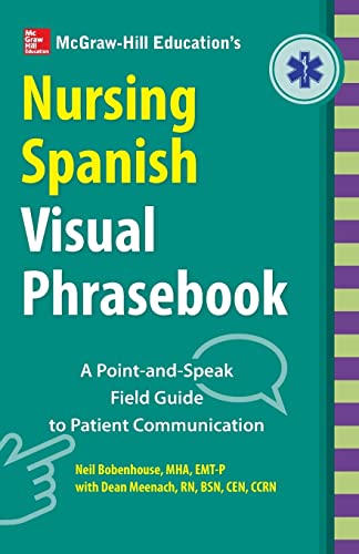 9781260026733: McGraw-Hill Education's Nursing Spanish Visual Phrasebook PB